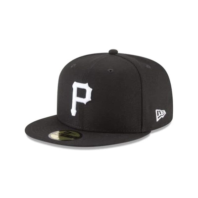 Pittsburgh Pirates Gorra | New Era MLB Basic 59fifty Fitted Cap Mexico - Negros